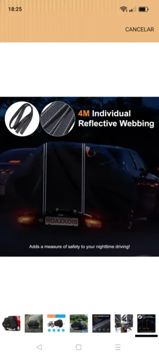 Funda para portabicicletas NUEVA sin usar