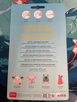 Penne cancellabili Legami Farm Sweet Farm