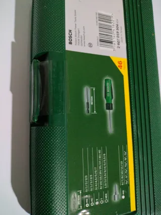 Juego de puntas y destornillador Bosch