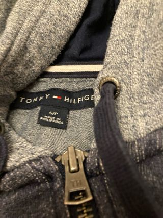 Sudadera Tommy Hilfiger Azul y Gris