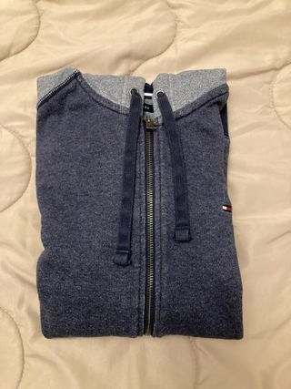 Sudadera Tommy Hilfiger Azul y Gris