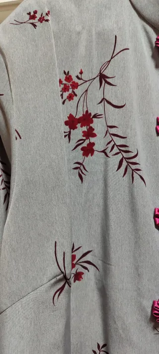 Camisa estilo chino floral