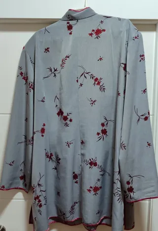 Camisa estilo chino floral