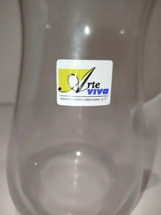 Jarra de cristal Arte Viva