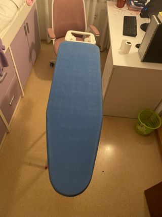 Tabla de planchar azul