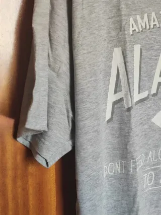 Camiseta Springfield XXXL 3XL Gris Alaska Moose