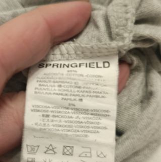 Camiseta Springfield XXXL 3XL Gris Alaska Moose