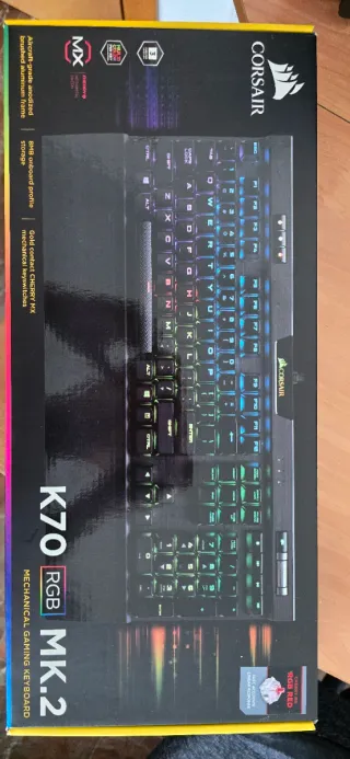 Teclado Corsair K70 RGB MK.2 Negro
