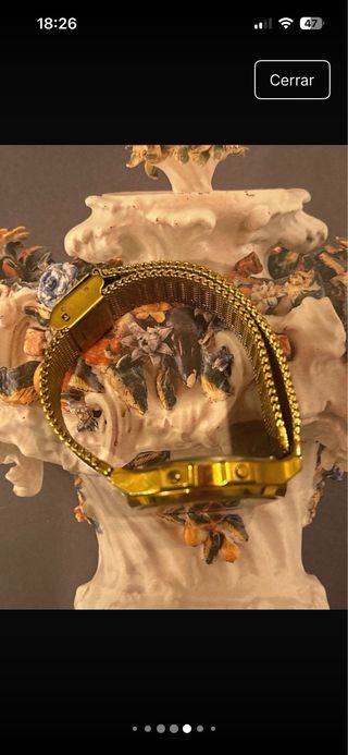 Reloj Casio Digital Dorado Malla Metálica