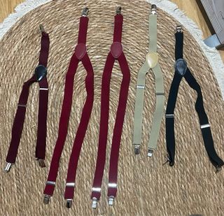 Spalline per bambini rosse, nere, bordeaux, blu beige