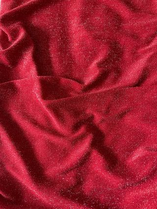 Vestido rojo brillante