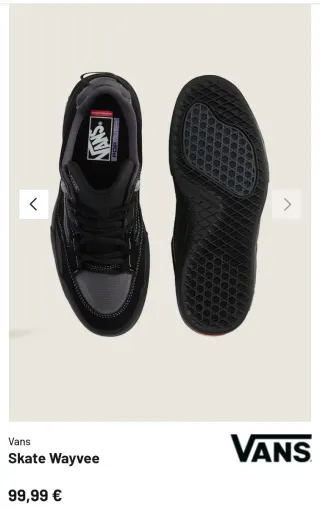 Zapatillas Vans Skate Wayvee Negras/Grises