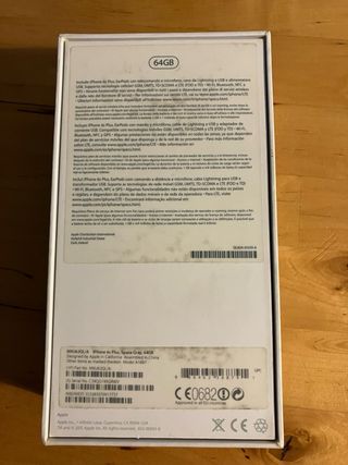 Scatola iPhone 6S Plus + Estrattore SIM