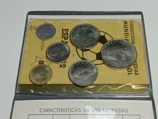 Monedas Pesetas Mundial Fútbol España 82