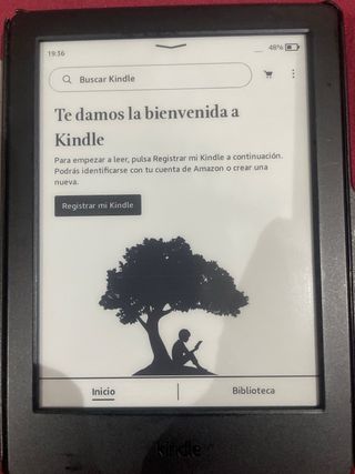 Ebook Kindle Paperwhite 8ª Gen negro con funda azu
