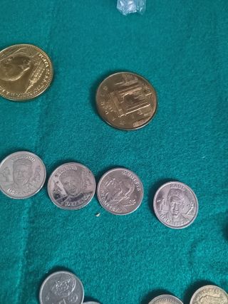 Lote monedas chinas, Franco, del papa, centavos