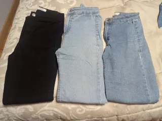Lote 3 Pantalones Chica Bershka