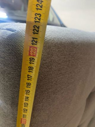 Cabecero de tela gris 168 cm