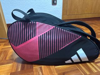 Paletero Adidas Negro y Rosa