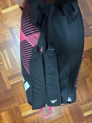 Paletero Adidas Negro y Rosa