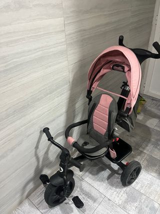Triciclo para bebé color rosa