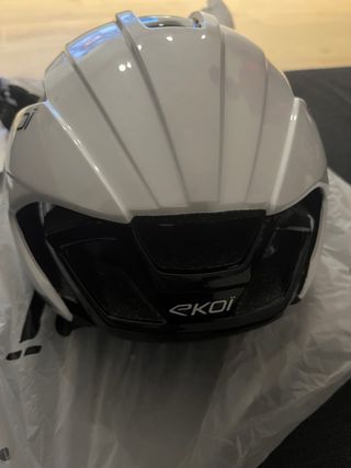 Casco de ciclismo EKOÏ blanco AR13 Evo