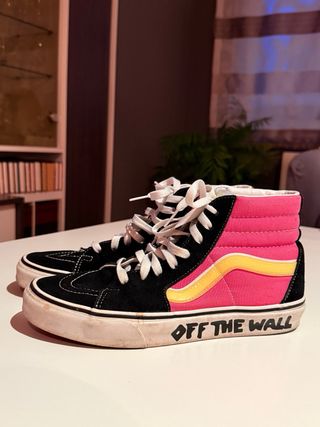 Vans SK8-Hi Negras, Rosas y Amarillas