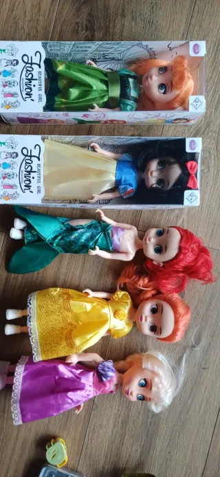 Lote de 5 Muñecas Princesas Disney