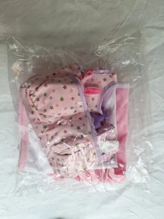 Set de accesorios baño para muñeca bebé sin usar