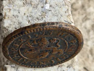 Moneda 2 Maravedís Felipe II 1598 Segovia OMNIVM