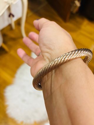 Conjunto Anillo y Pulsera color cobre