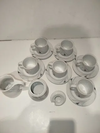 Juego de café/té de cerámica