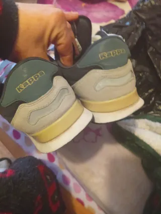 Zapatillas Kappa superligeras beige/gris