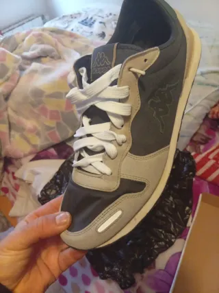 Zapatillas Kappa superligeras beige/gris