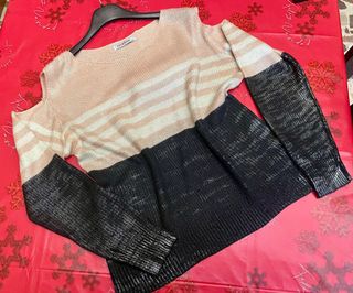 Maglia Amo&Roma righe rosa e nero taglia L/XL