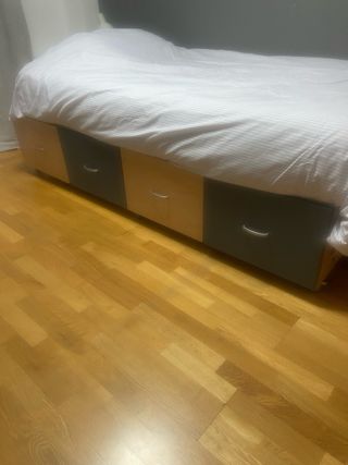 Dormitorio juvenil completo con colchon y juego cm