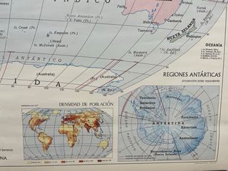 Mapas murales político y fisico Editorial Teide