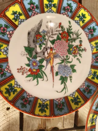 Platos de porcelana vintage Guillén