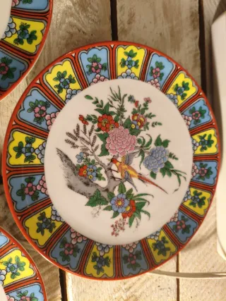 Platos de porcelana vintage Guillén