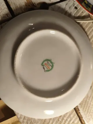 Platos de porcelana vintage Guillén