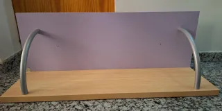 Leja madera de dos colores