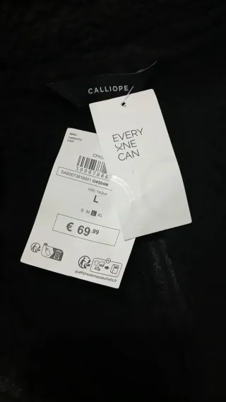 Cappotto uomo nero taglia L