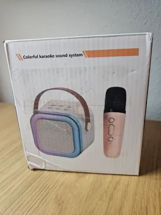 Altavoz Karaoke con Micrófono Inalámbrico