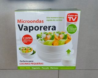 Vaporera Microondas 2 Capas