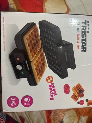 Plancha para gofres negra