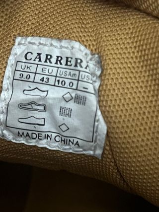 Scarponcini Carrera Uomo Beige/Marrone EU 43