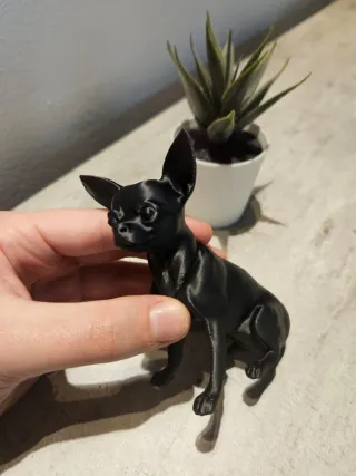 Statua Chihuahua Nera