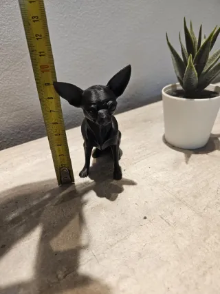Statua Chihuahua Nera