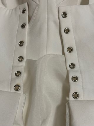 Vestido de graduación blanco