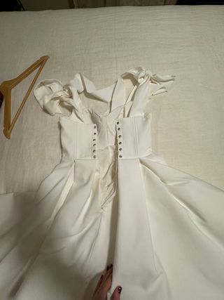Vestido de graduación blanco